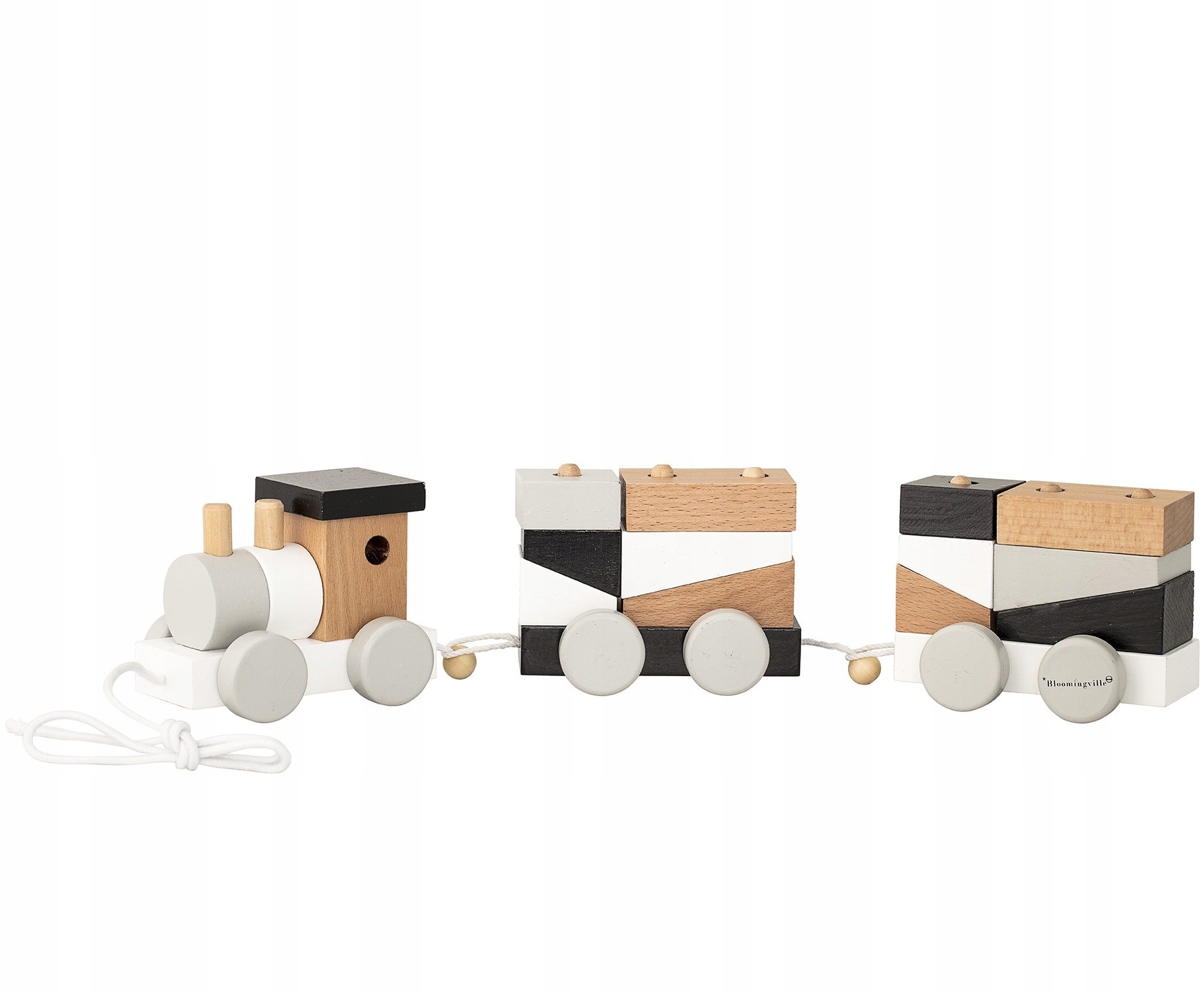 Drewniany pociąg do ciągnięcia, Bloomingville