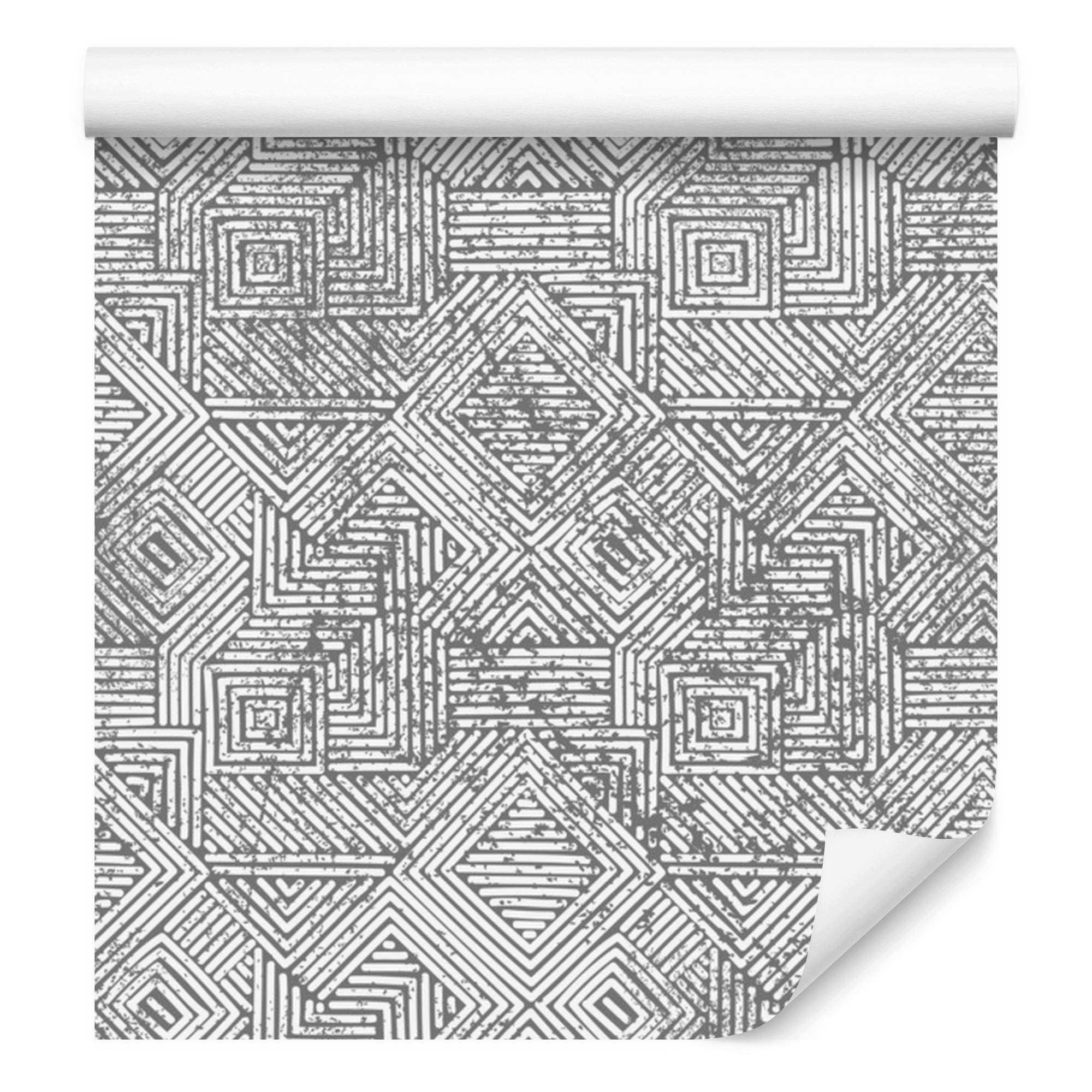 Geometrická tapeta ve vintage stylu do obývacího pokoje a ložnice 50 x 1000 cm