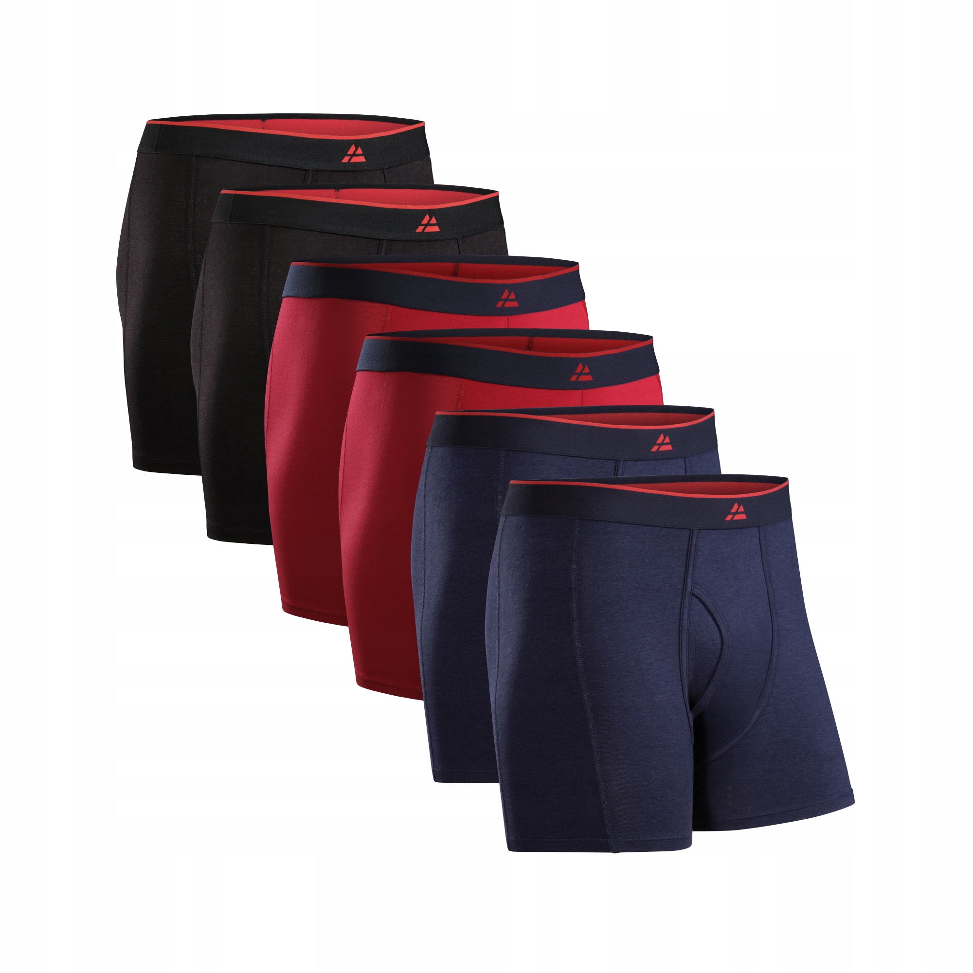 Bambusové boxerky s rozparkem Danish Endurance Pánské spodní prádlo 6-balení XXL