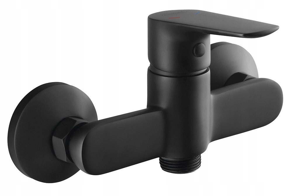 Lotta nástenná drezová batéria 3/4", bez držiaka, čierna matná (LT641B)