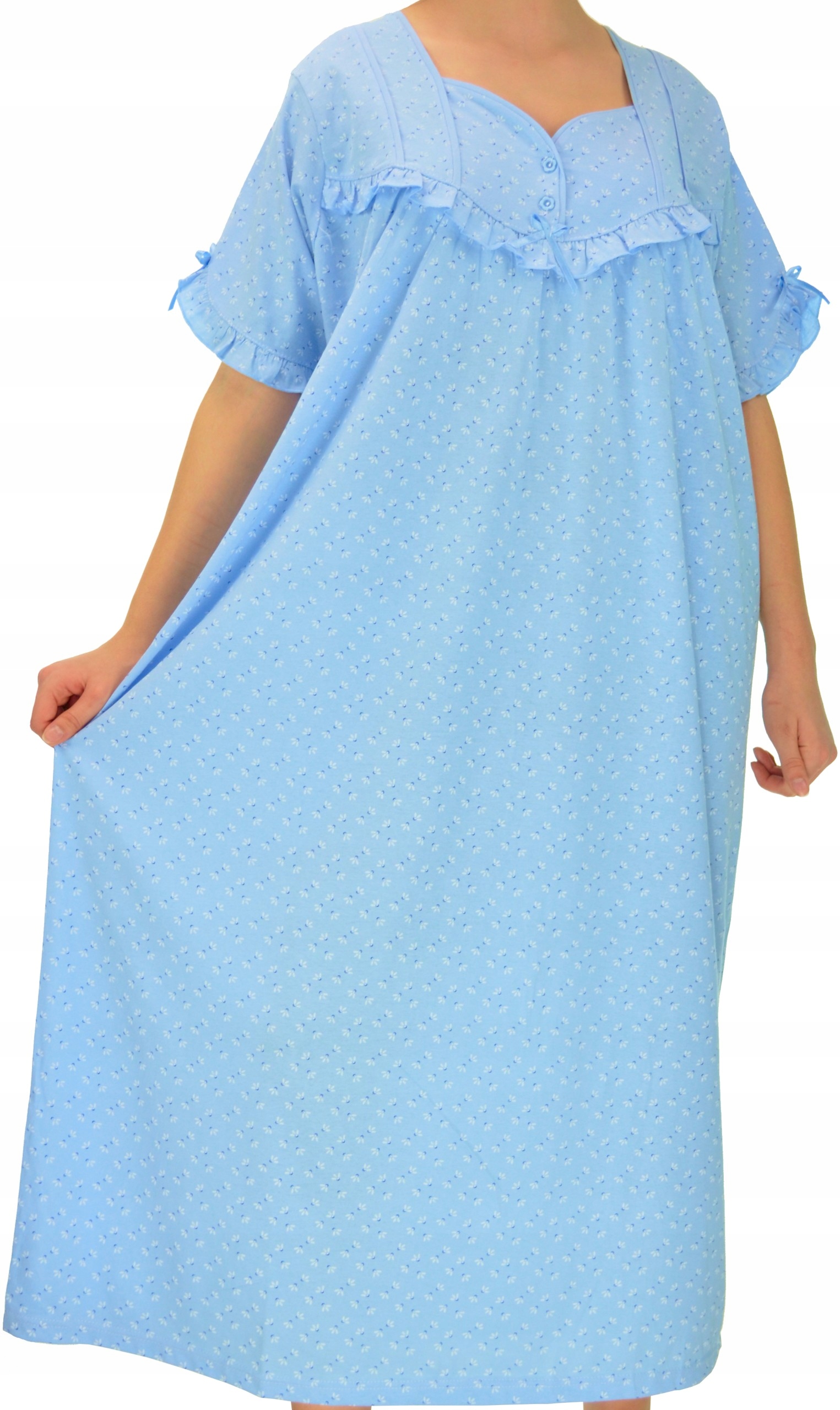 

Elegancka Bawełniana Koszula Nocna Rozmiar 56 58
