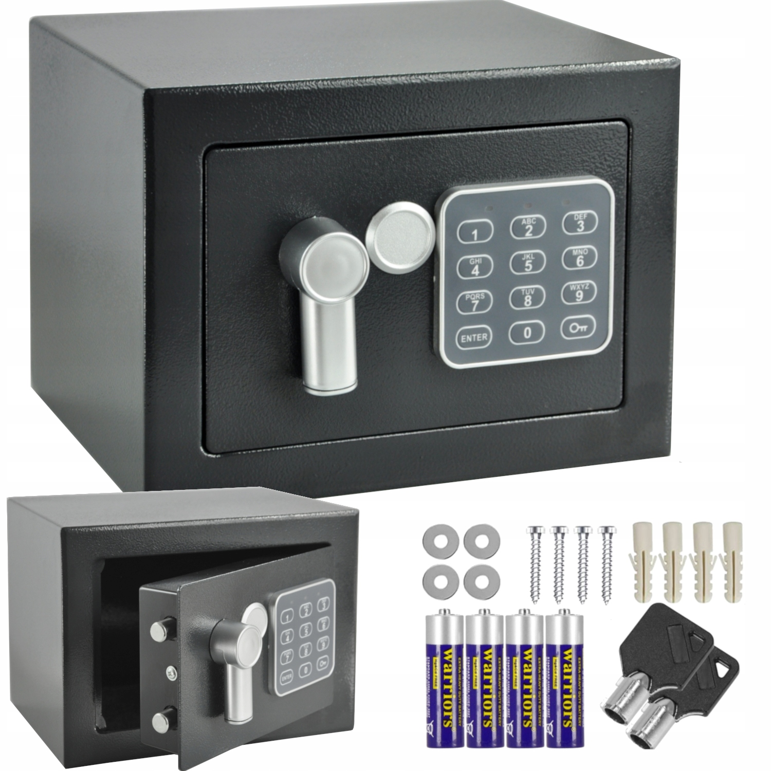 Sejf Domowy Elektroniczny Na Kod Szyfr Cyfrowy Kasa Pancerna klucze