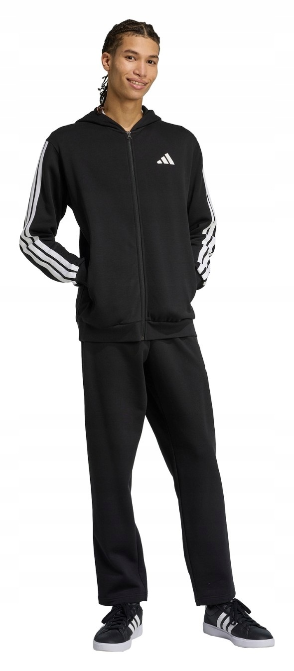 Teplákovka Adidas Colorblock Hooded Tracksuit černá JL8599 vel. S