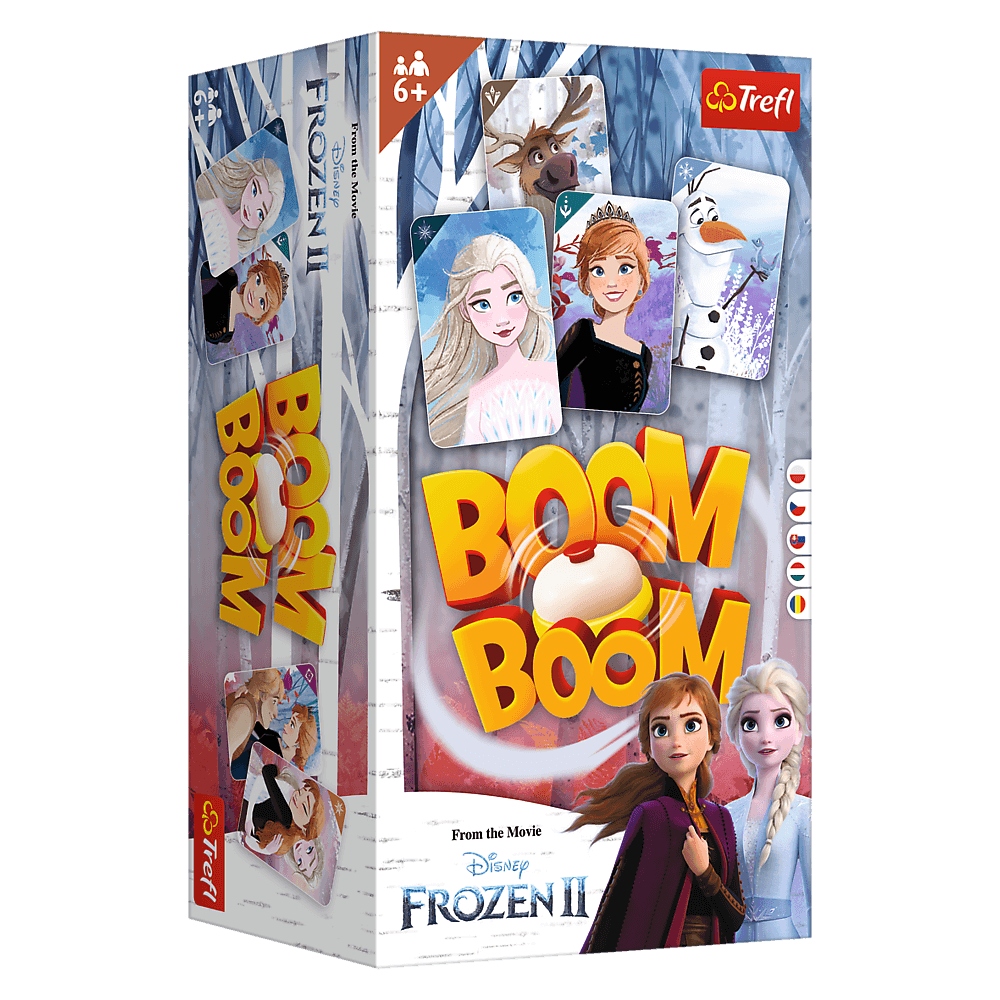 BOOM BOOM GRA PLANSZOWA KRAINA LODU FROZEN 01912 Stan opakowania oryginalne