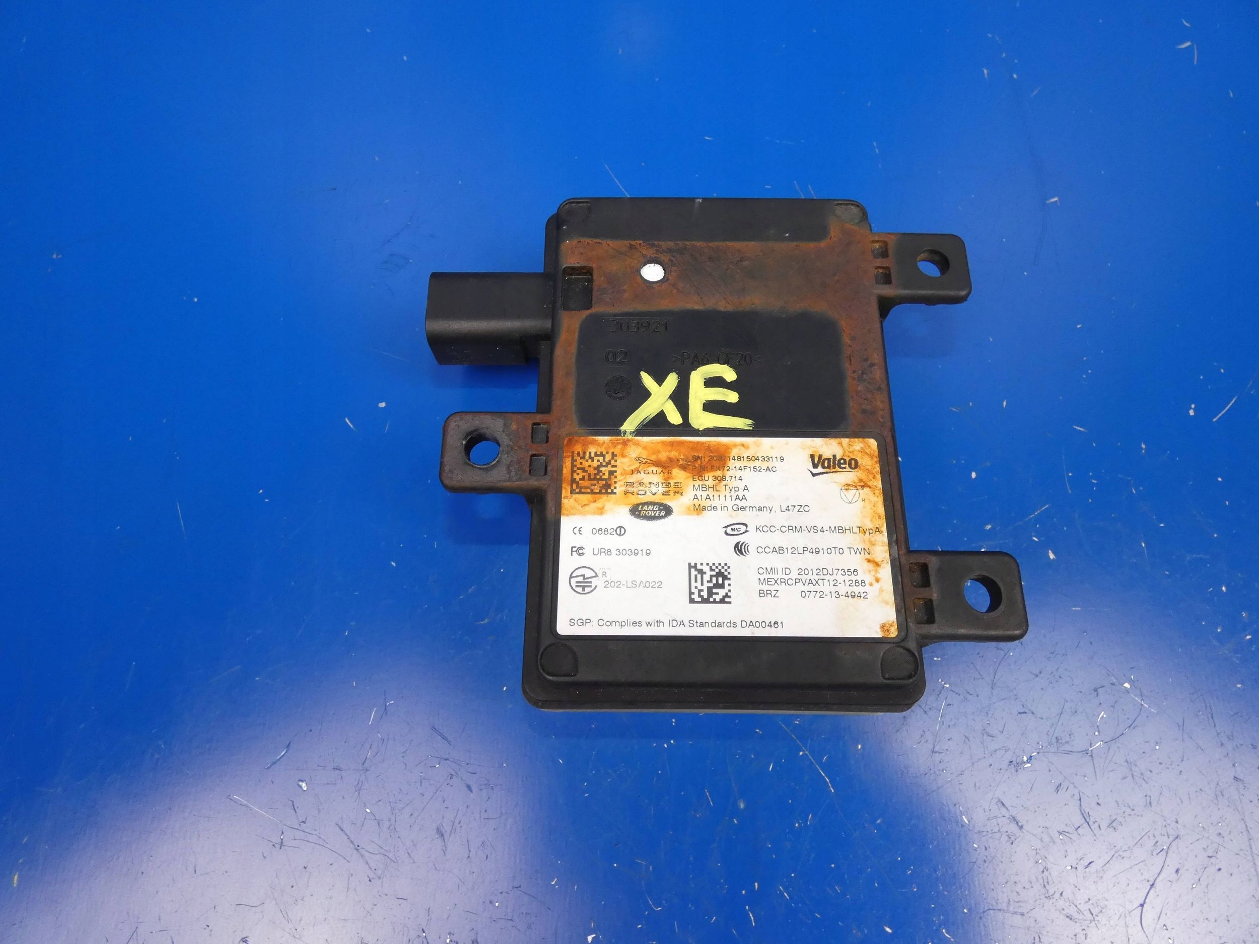 JAGUAR XE X760 XF II X760 RADAR ASYSTEN supports sensor module DISTRONIC