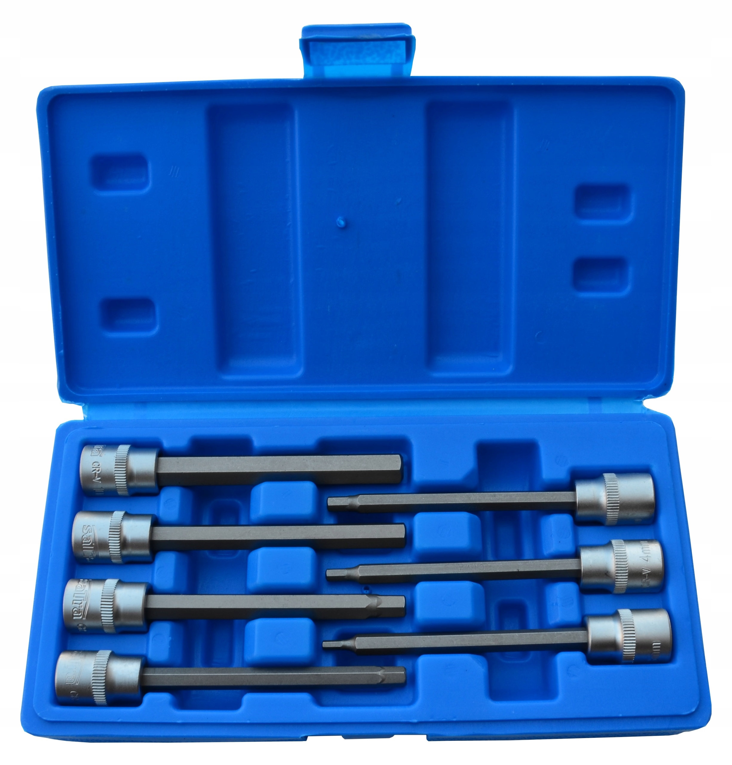 

Zestaw 7 Imbus Nasadki Hex 3/8 H3-H10 Długie 110mm