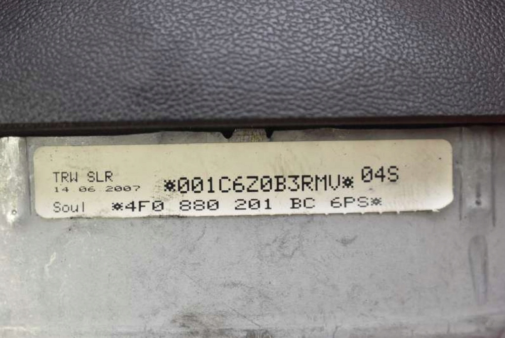 airbag driver´s 4F0880201BC AUDI A6 C6 04-08