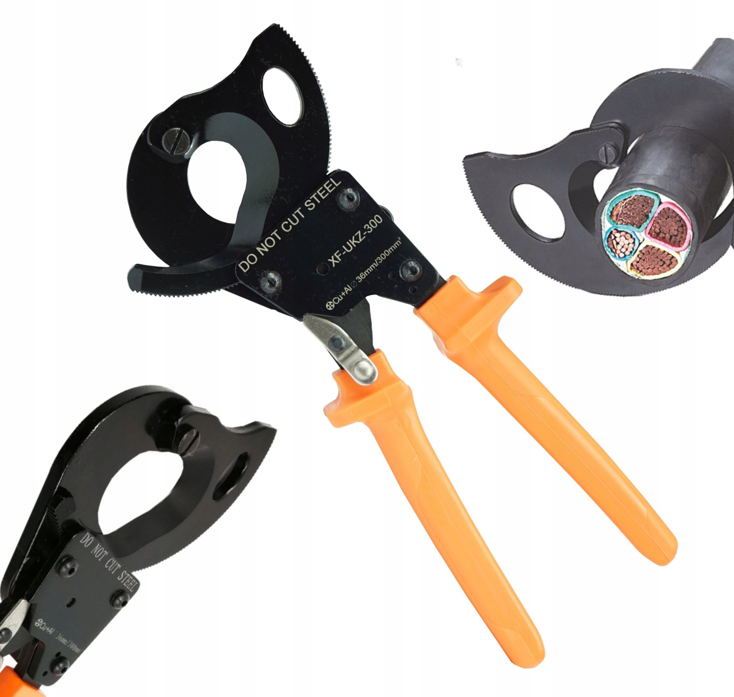 

Xforce Nożyce Zapadkowe Ucinak Do Kabli Ø60 500mm2