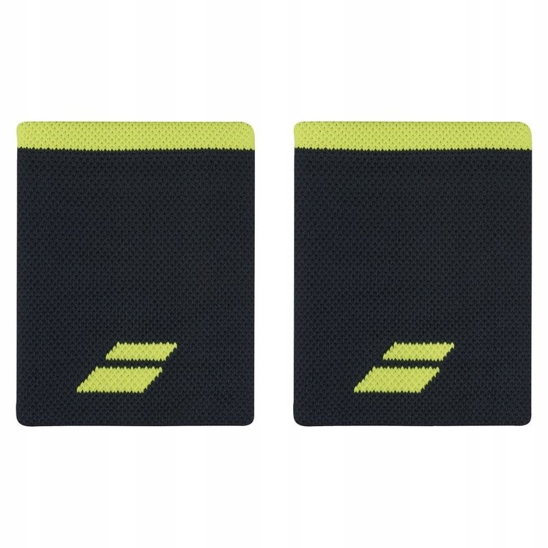 Frotki Na Rękę Babolat Logo Jumbo Wristband Grey/aero 2SZT