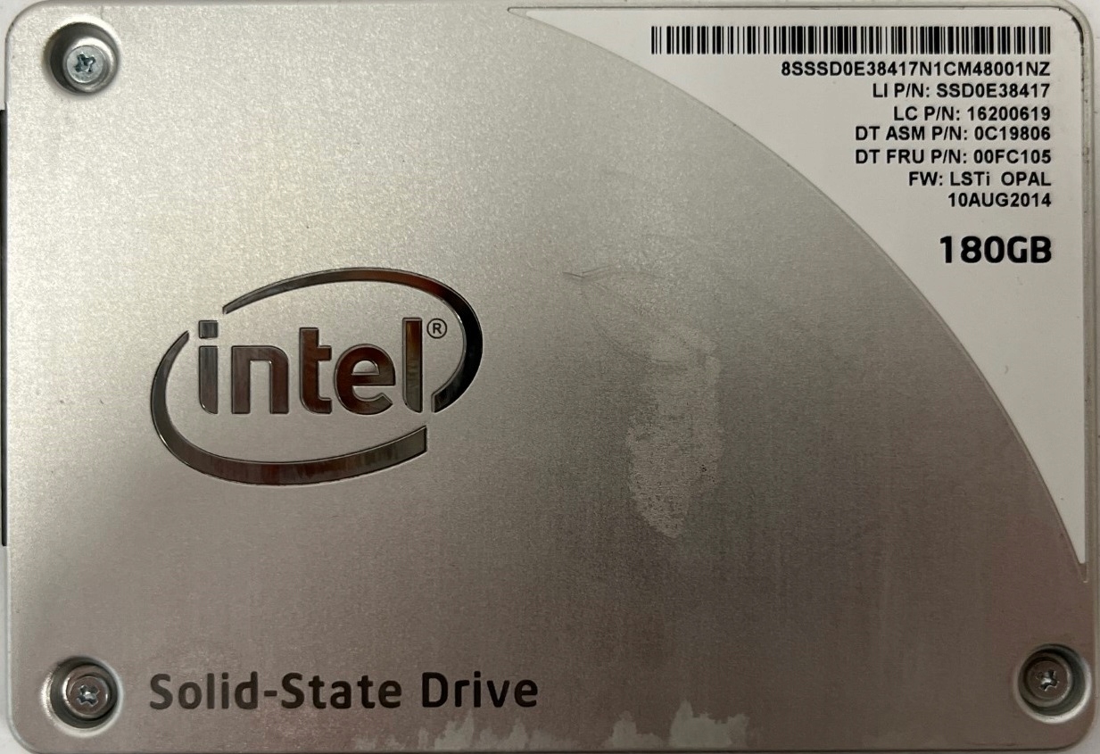 Dysk SSD Intel SSDSC2BF180A4L 180GB 2,5" SATA III 36% 203