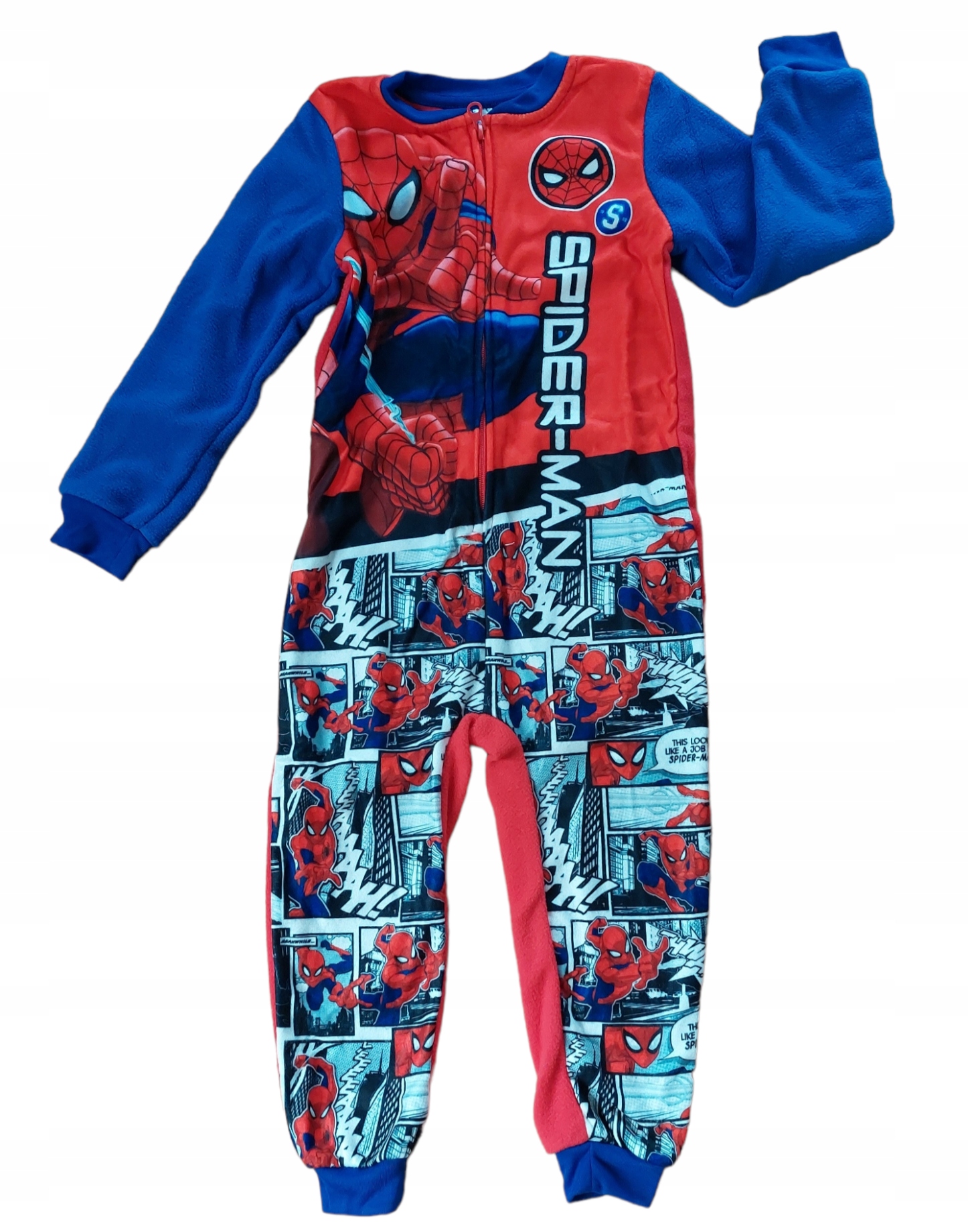 

Spiderman piżama ciepła polar kombinezon 92/98