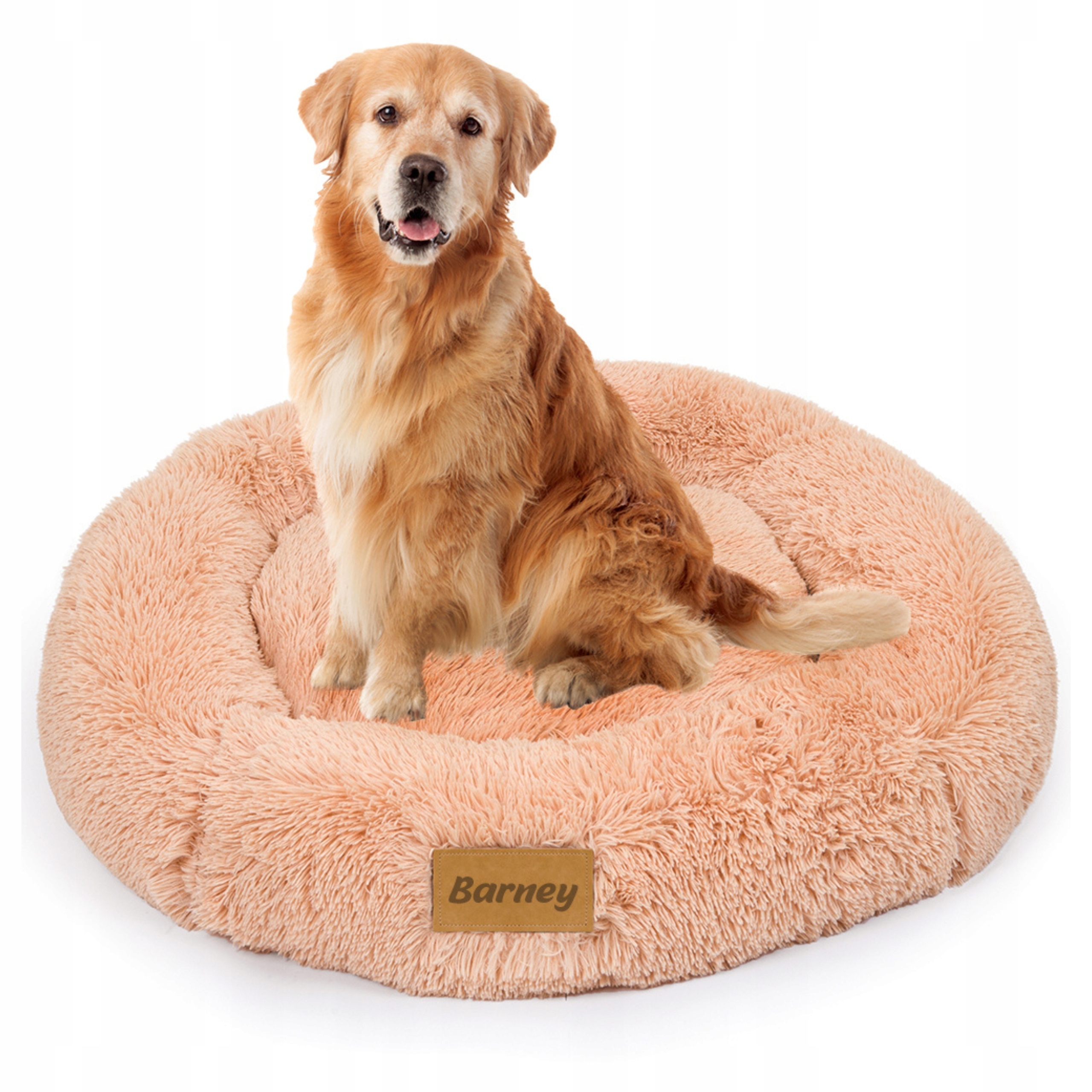 Levně Pelíšek pro psa Potah Pohovka XXL Chlupatá s gravírováním Bonus Dogeste