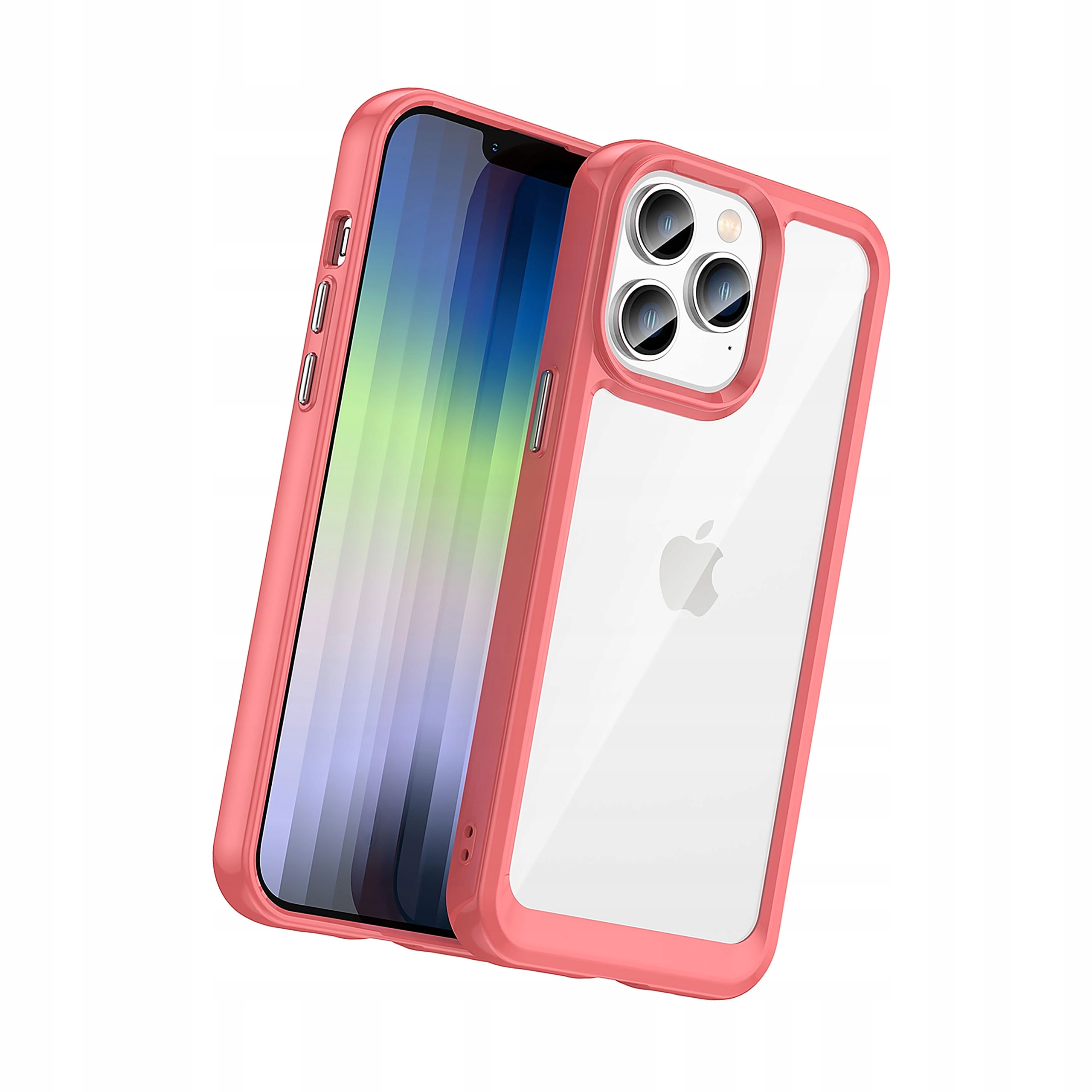 Outer Space Case etui iPhone 14 Pro Max sztywny pokrowiec z żelową ramką