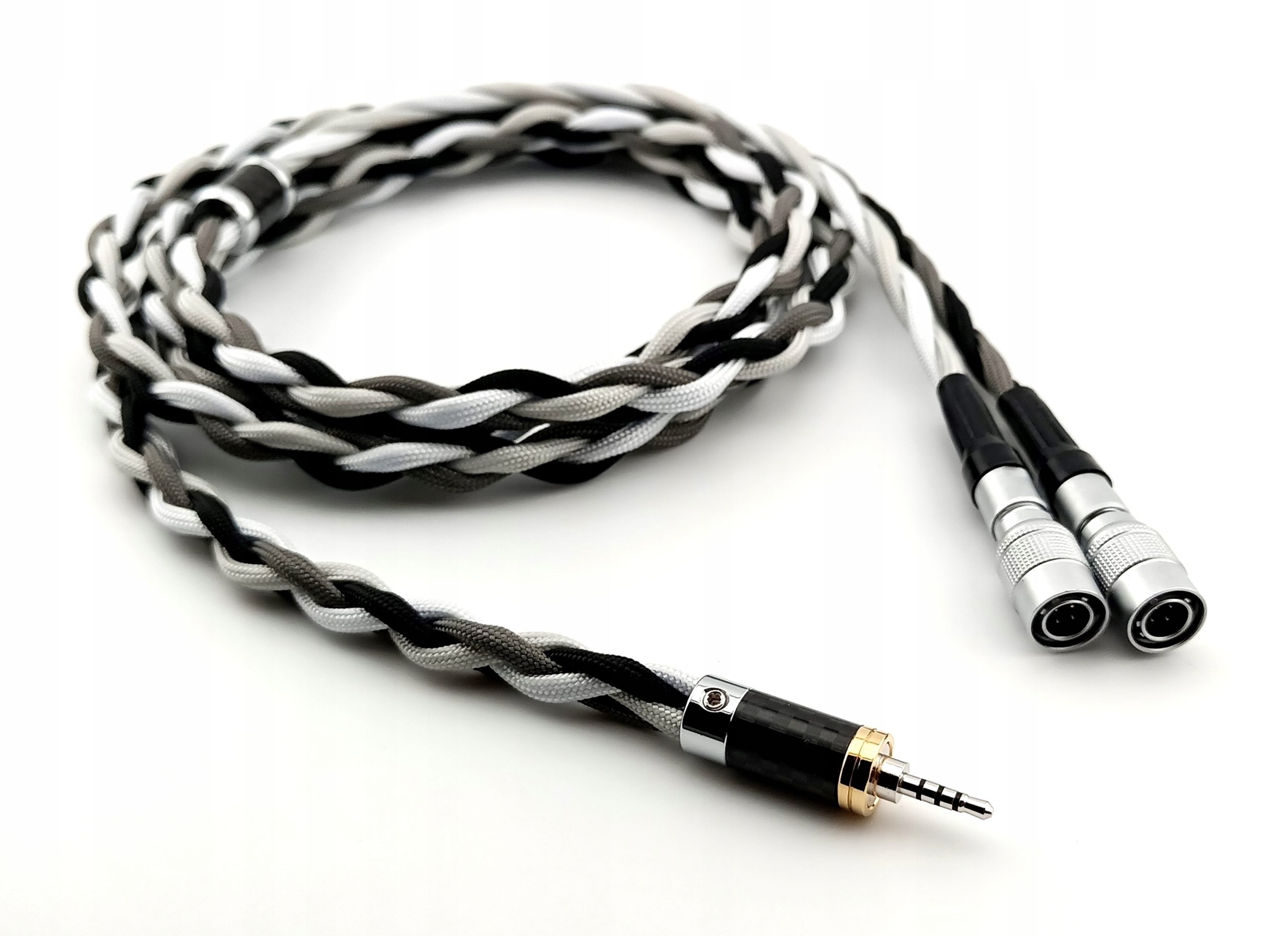 Ručne vyrobený vyvážený kábel pre Mr Speakers Dan Clark 2,5 mm