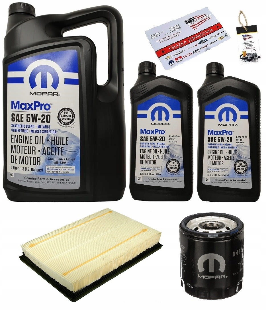 

Mopar 5W20 Filtry Ram 1500 5,7 16-20