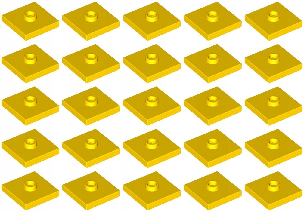 

Lego 87580 Płytka 2x2 żółta (15g) 25 szt.