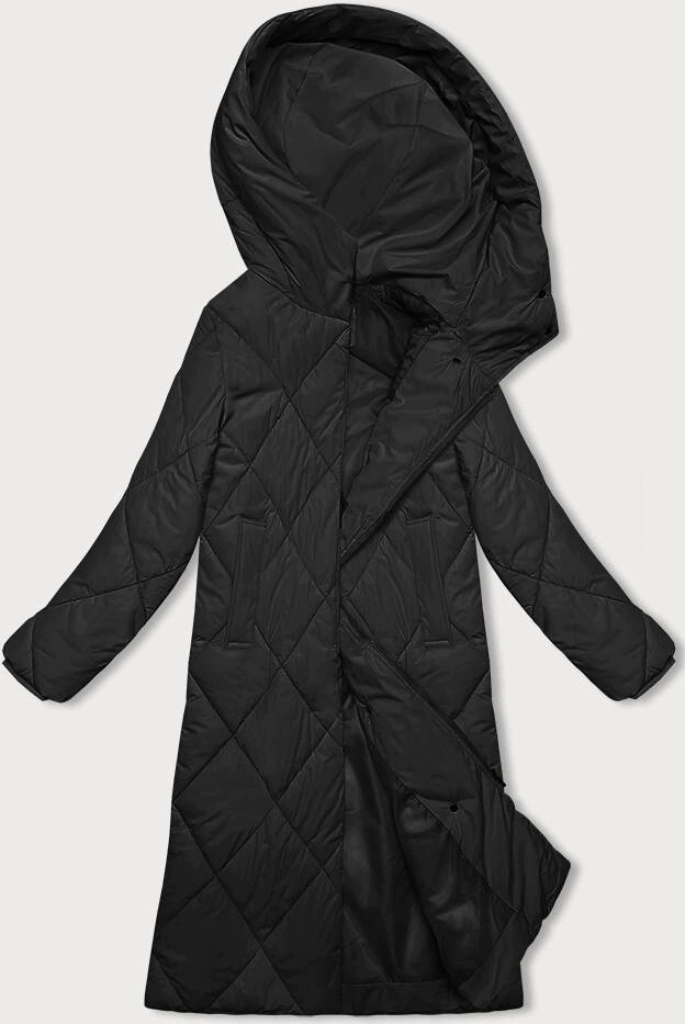 Volná Bunda Kapuce 5M3173 Černá XL (42)
