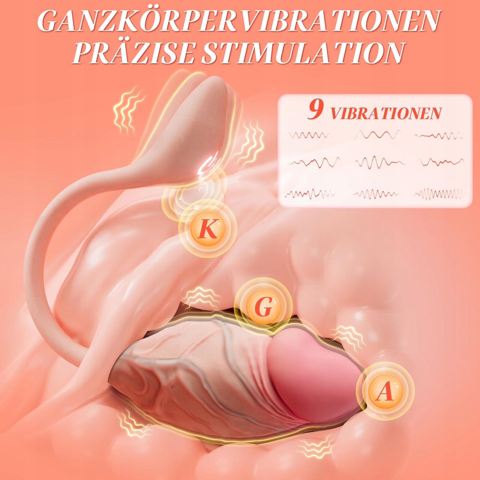 APP VIBRATOR Zestaw Wibratorów Dla Kobiet Z Aplikacją 9 Trybów Klitoris — miniatura 5