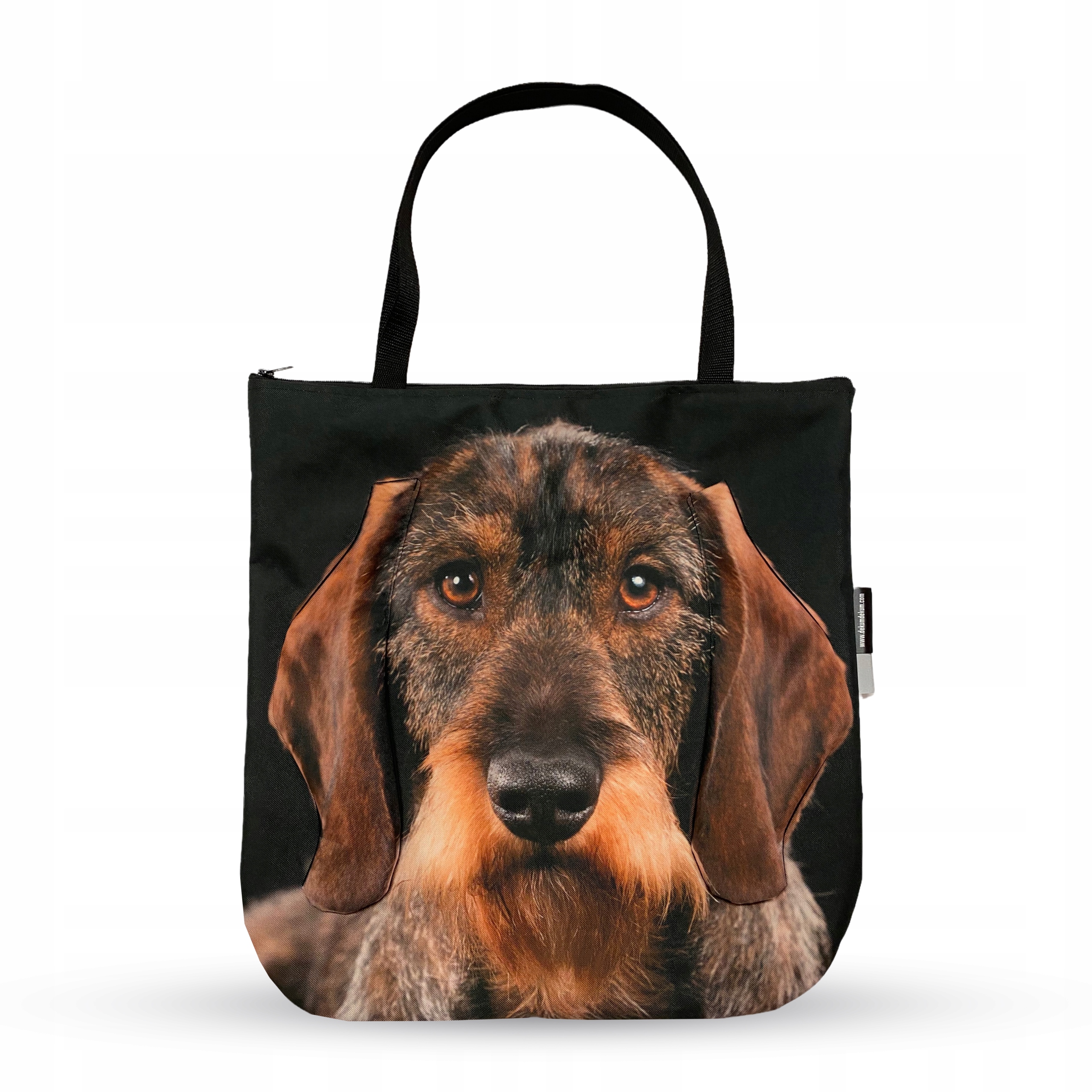 3D taška s jezevčíkem a ušima, nákupní taška