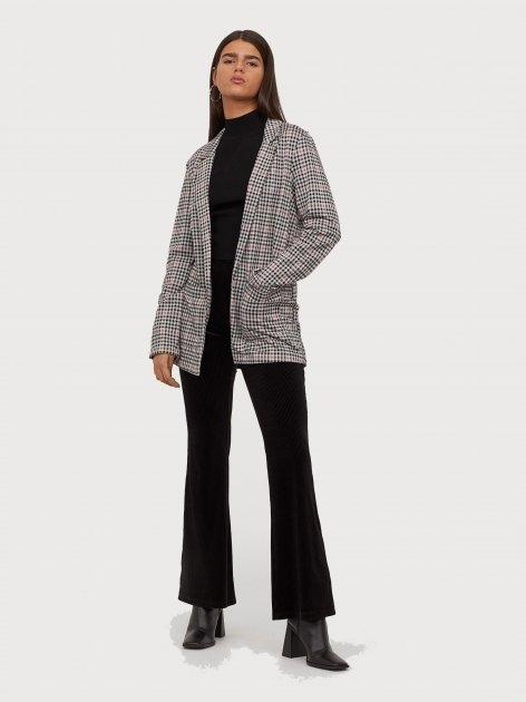 H&m marynarka żakiet krata S