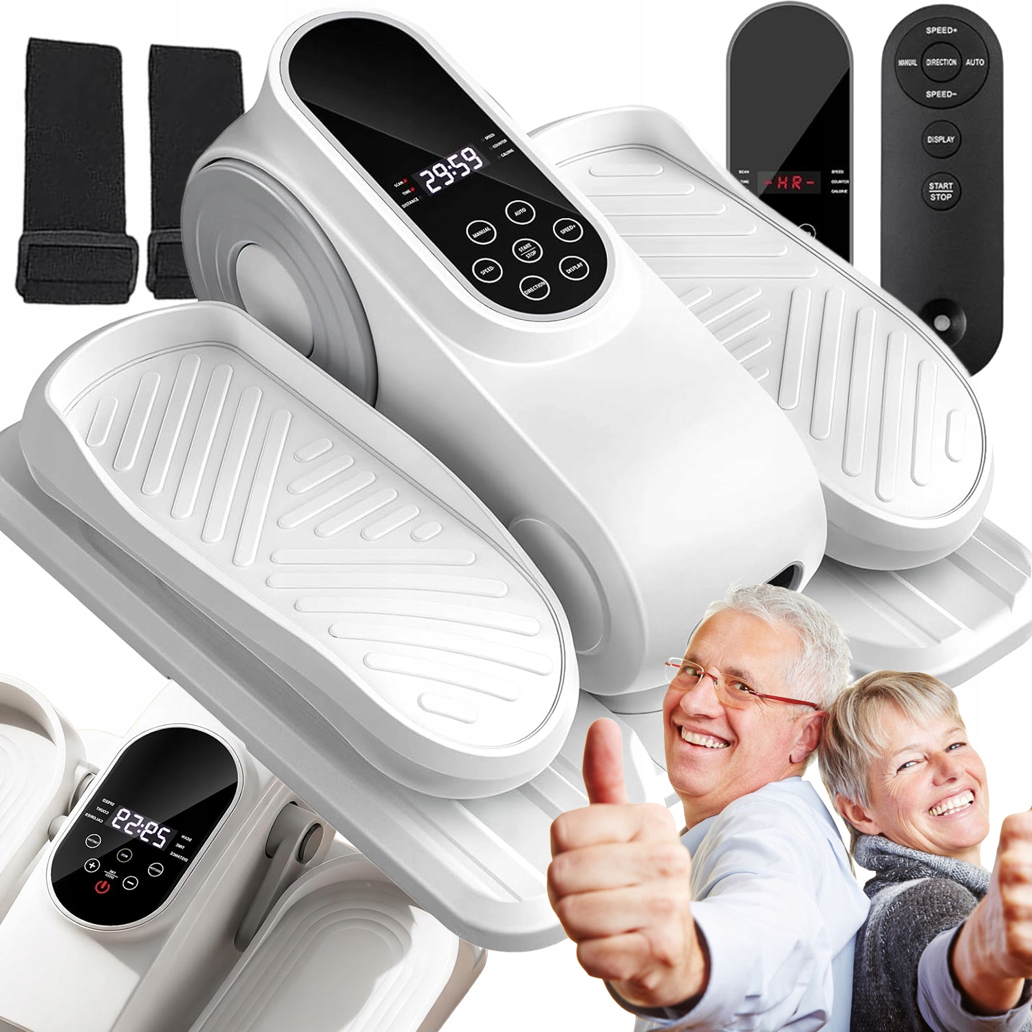 Stepper Steper Jednoduchý Na Cvičení Regulace Fitness LCD Počítadlo 2 Režimy 12 Rychlostních Stupňů