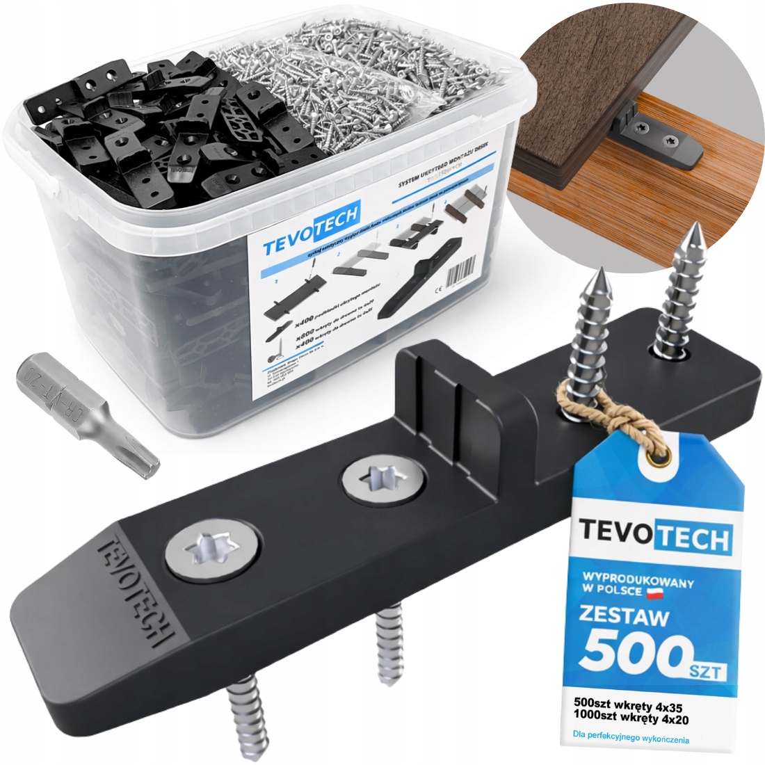 Systém Skryté Montáže Terasových Prken 2001 El. Šrouby Nerezová Ocel A2