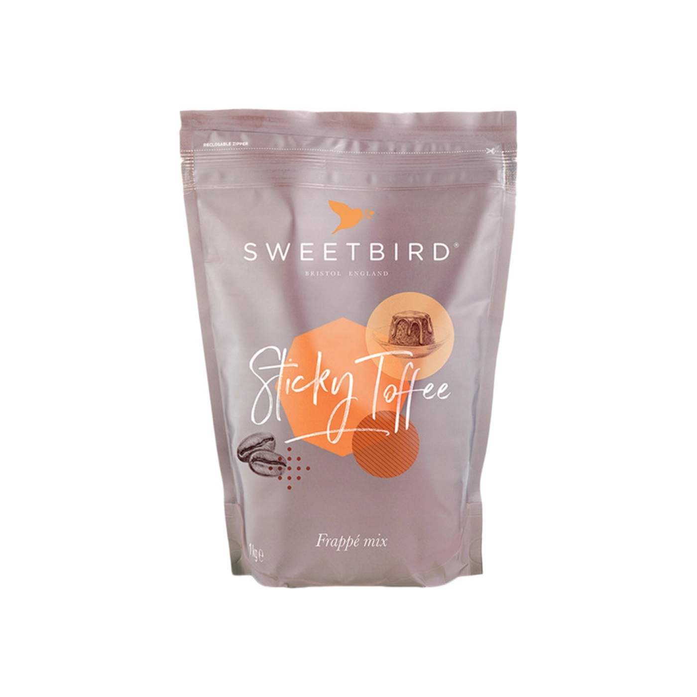 Směs do frappe Sweetbird Sticky Toffee, 1 kg