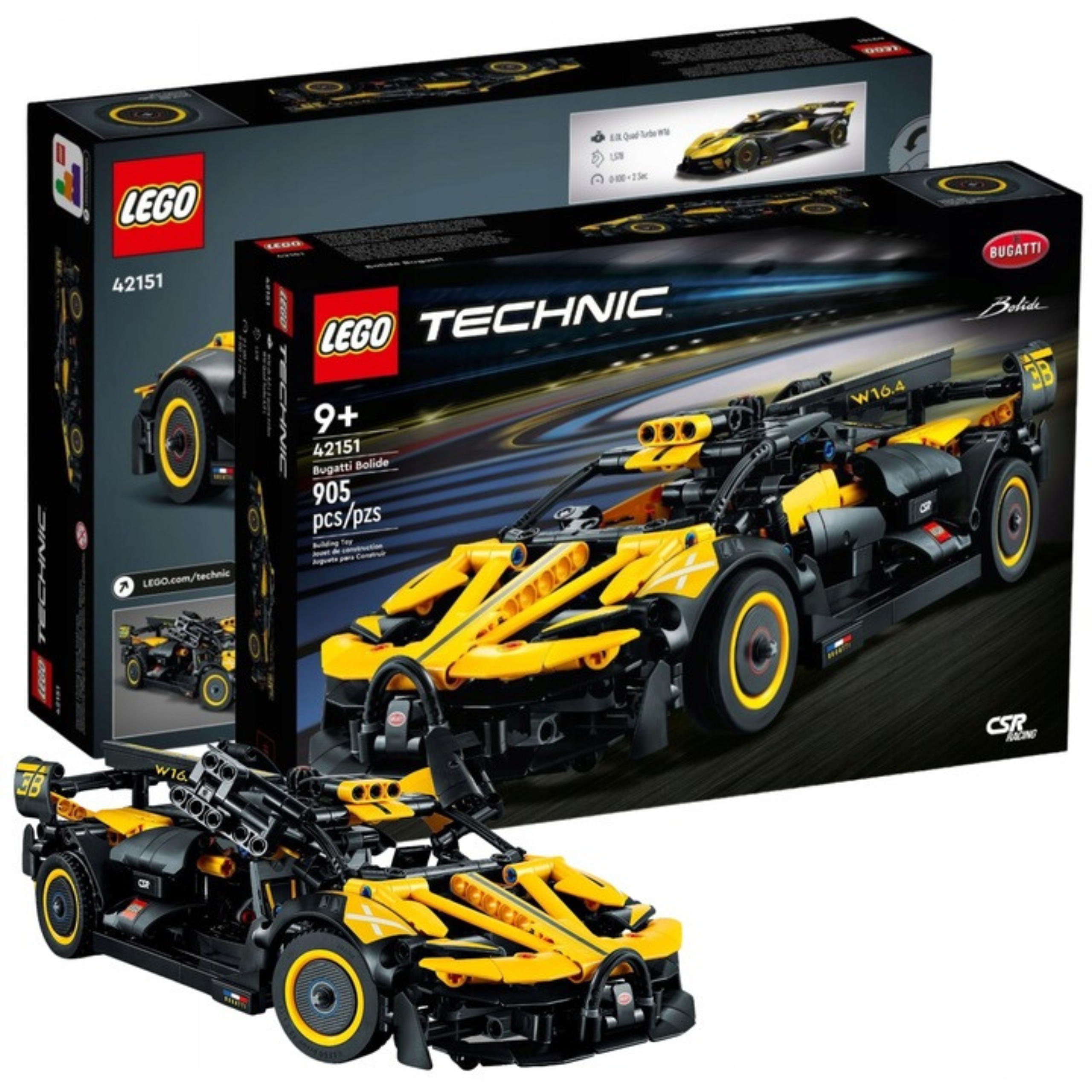 LEGO TECHNIC ZESTAW KLOCKÓW BUGATTI BOLIDE SAMOCHÓD WYŚCIGOWY AUTO SPORTOWY