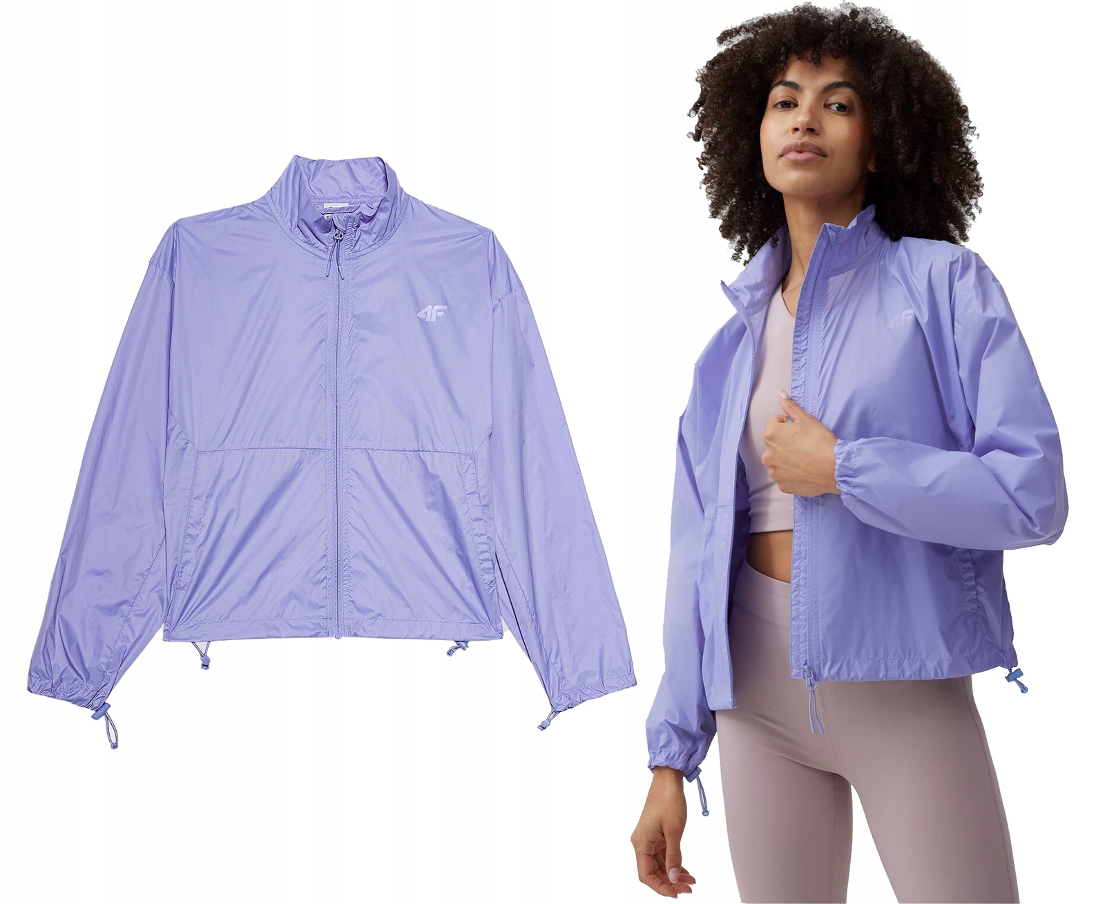 Kurtka sportowa 4F F016 do biegania ultralekka M