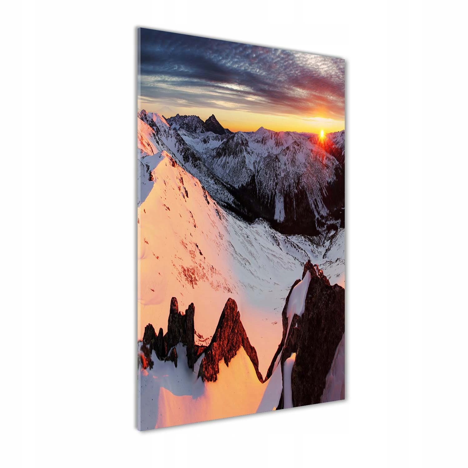 

Foto obraz akrylowy na ścianę Góry zimą 70x140cm