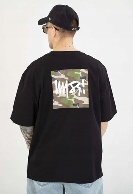 Tričko Mass Camo Sign černé