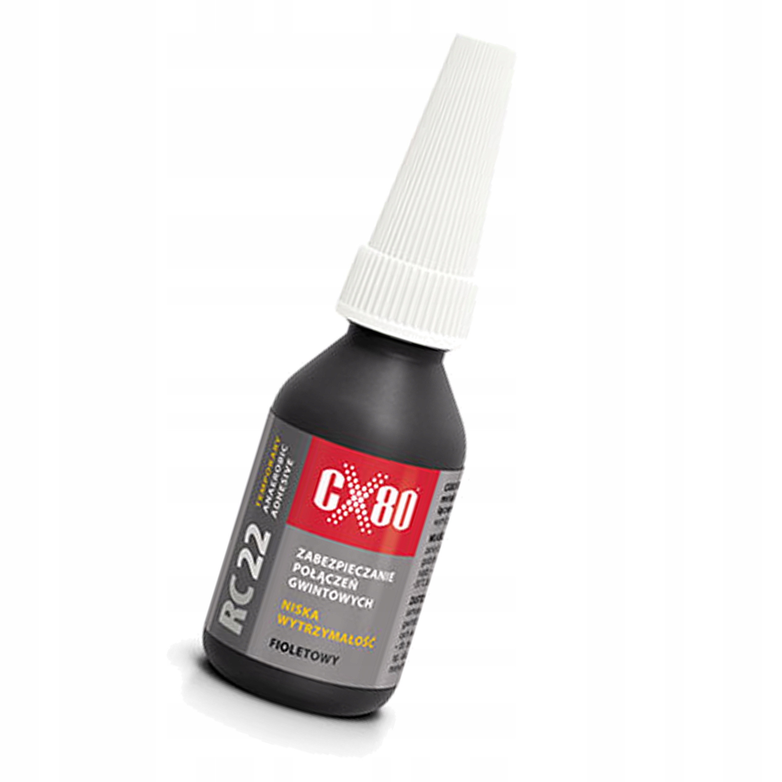 CX80 Klej RC22 Fioletowy do małych gwintów L 222 Słaby 10ml