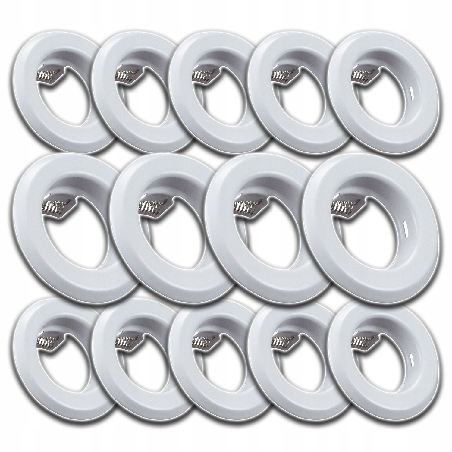 14 x Stropní Svítidlo Halogenové Stropní Očko Hliníkové Svítidlo Bílé