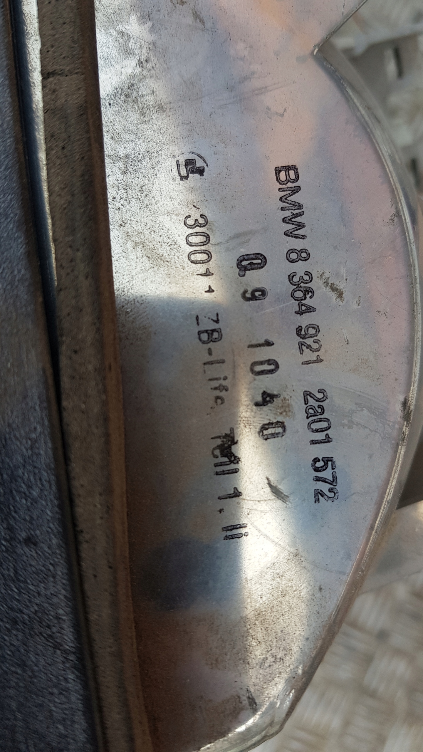 BMW E46 sedan light right rear part