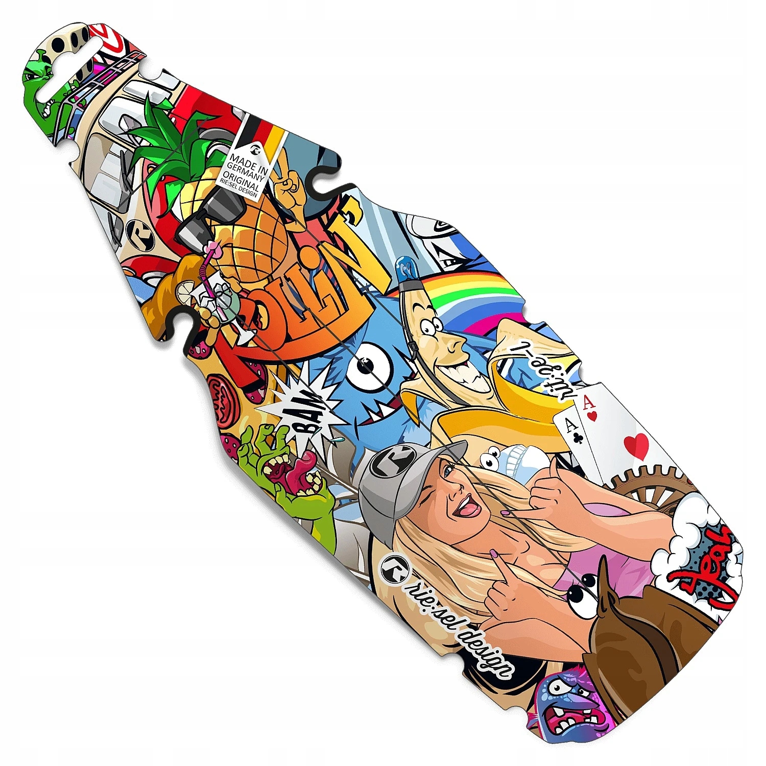 Błotnik Rowerowy Tylny Pod Siodło Riesel Rit:ze Stickerbomb Eyecatcher