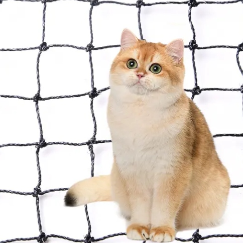 Levně Ochranná Síť Na Balkon pro kočky na Holuby 4x3 m grafit.