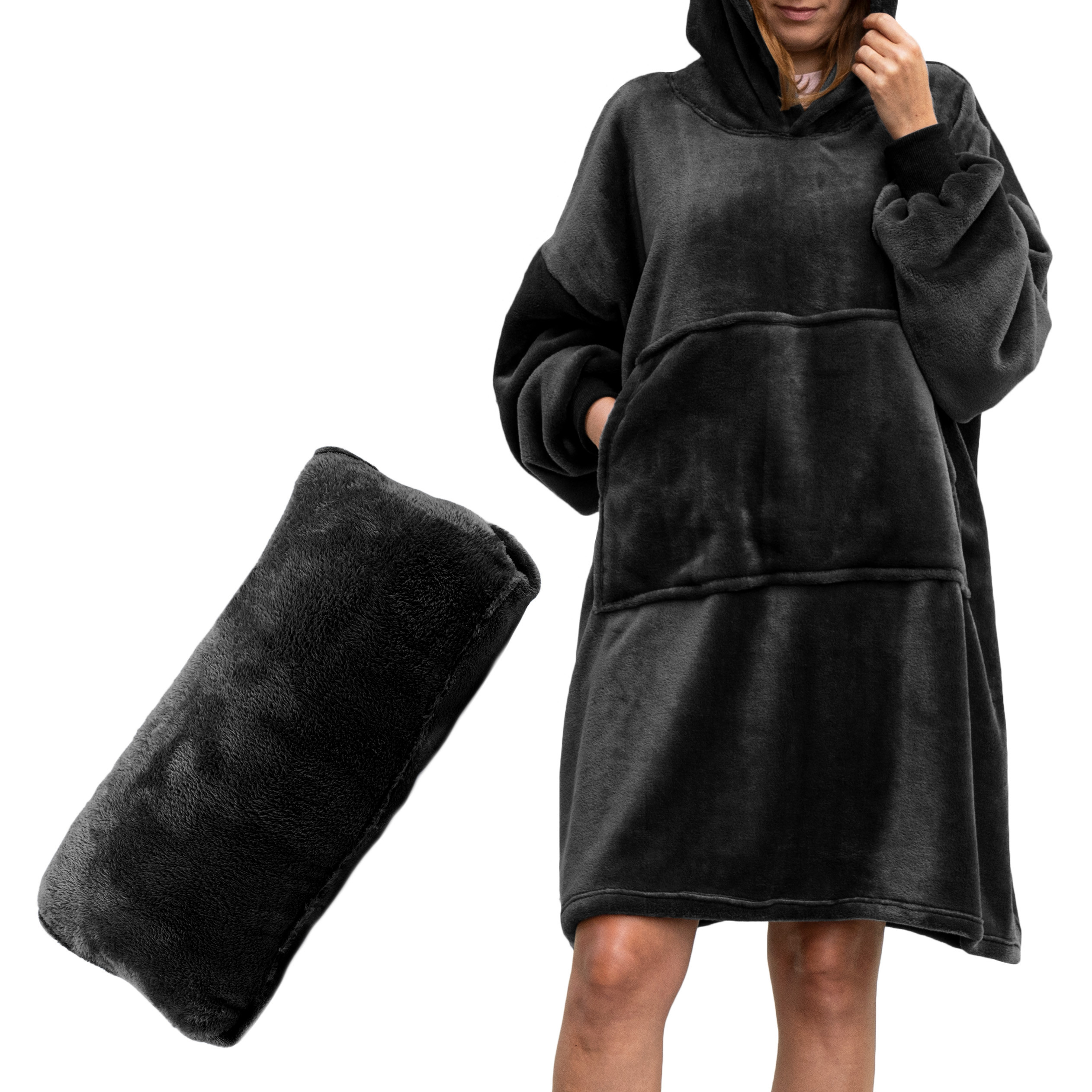 

Bluzair Kocobluza Oversize KAPTUR_4w1 Polar Ciepła