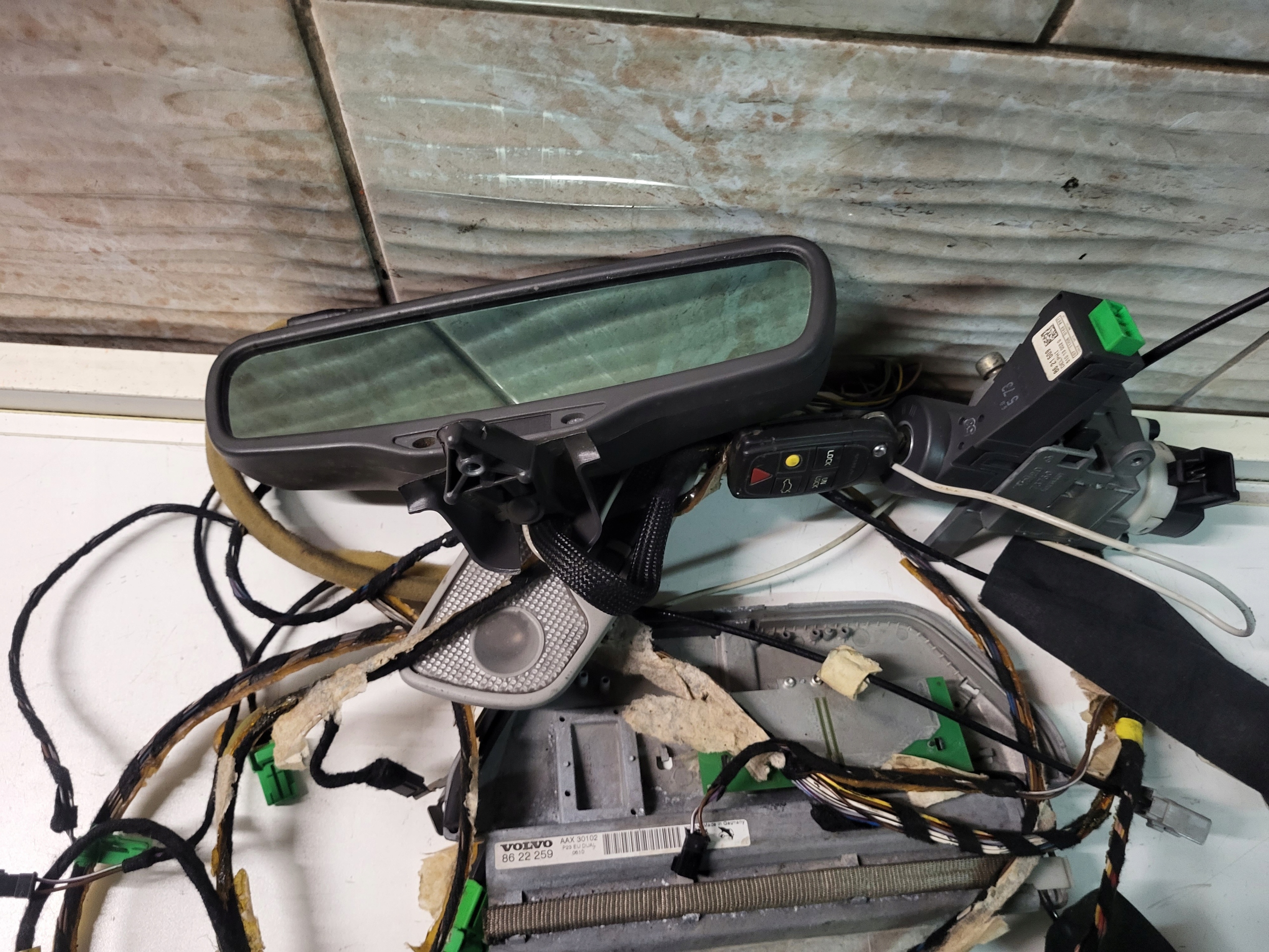 ignition key PETLA IMMO rear-view mirror VOLVO S80 and LIFT