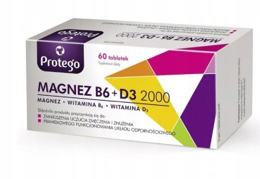 Prote Magnézium B6 + D3 2000, 60 tabliet