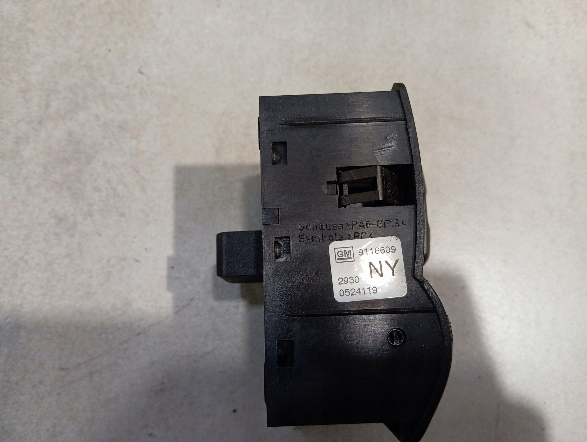 lichtschalter OPEL CORSA C 1.4 9116609