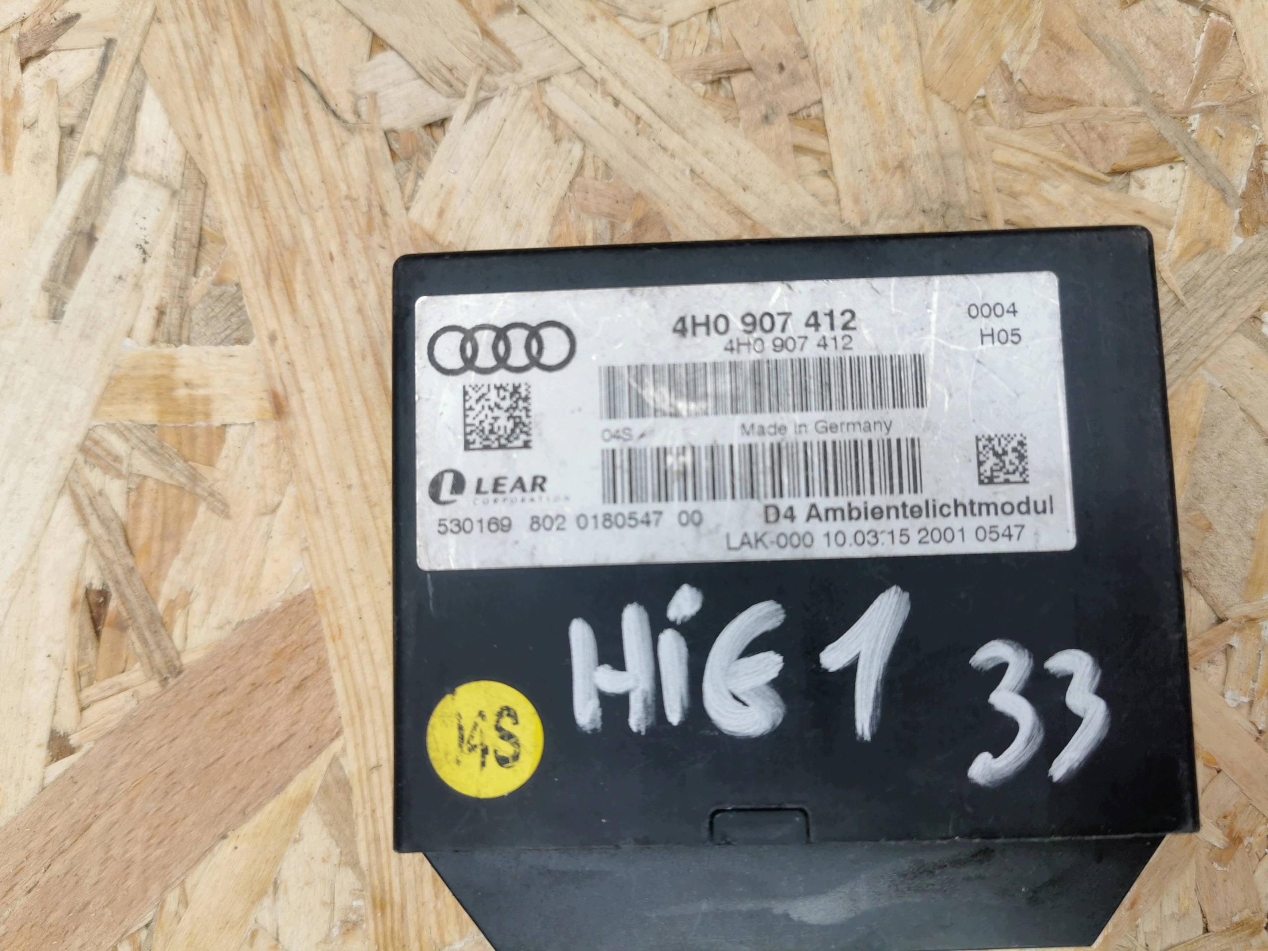 AUDI A8 D4 module lighting 4H0907412 530169802018054700
