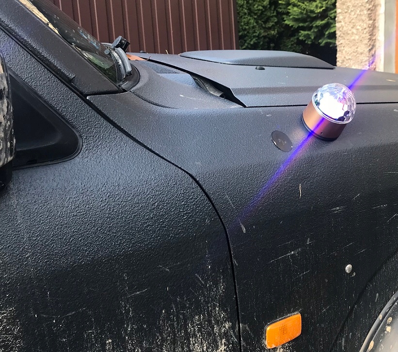 MINI KULA DISCO PROJEKTOR DYSKOTEKOWY LED USB RGB Kod producenta ZY-7245