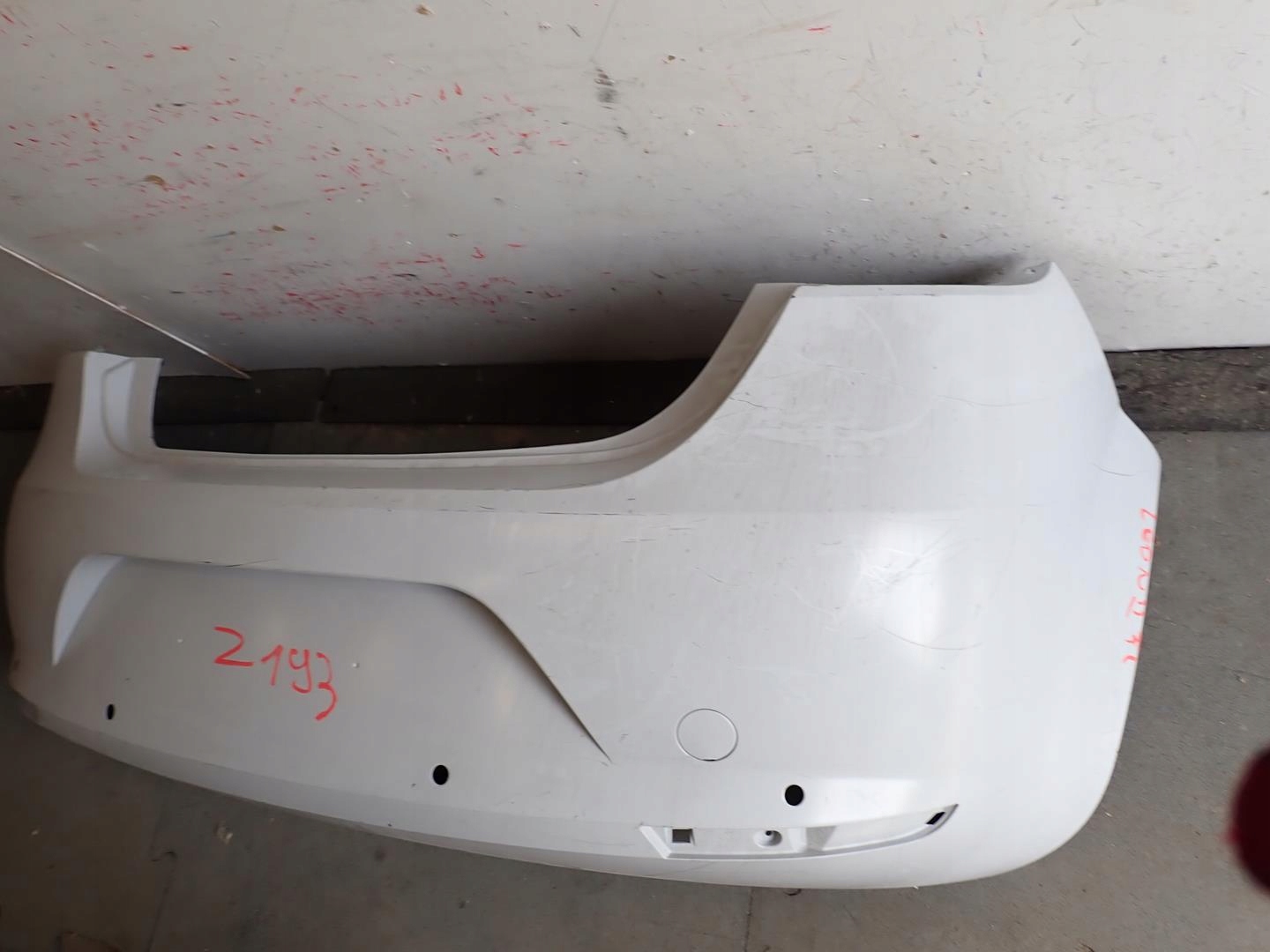 bumper rear part rear SEAT LEON II LIFT 2009- 1P0807421
