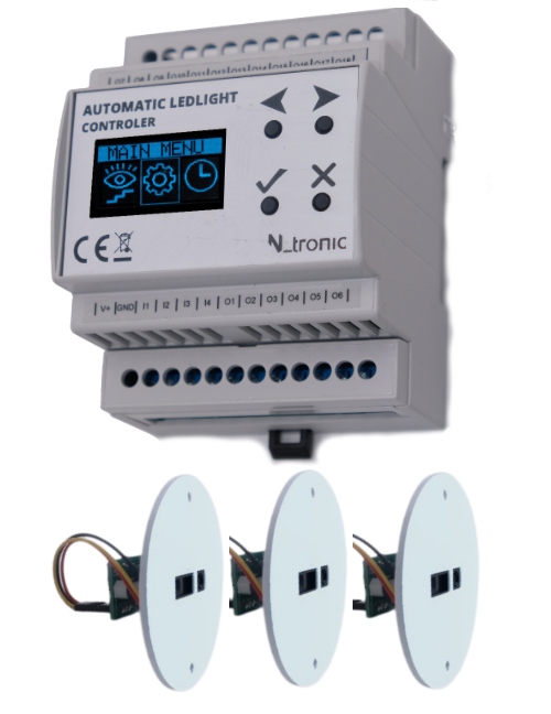 Schodiskový ovládač s astronomickým časovačom