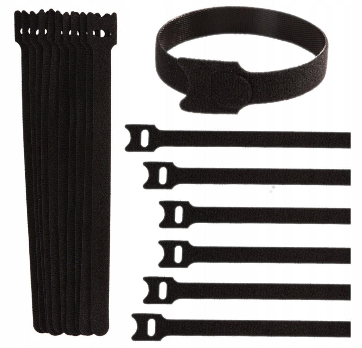 Opaska rzep-organizer do kabli 210mmx12mm G01400 Geko