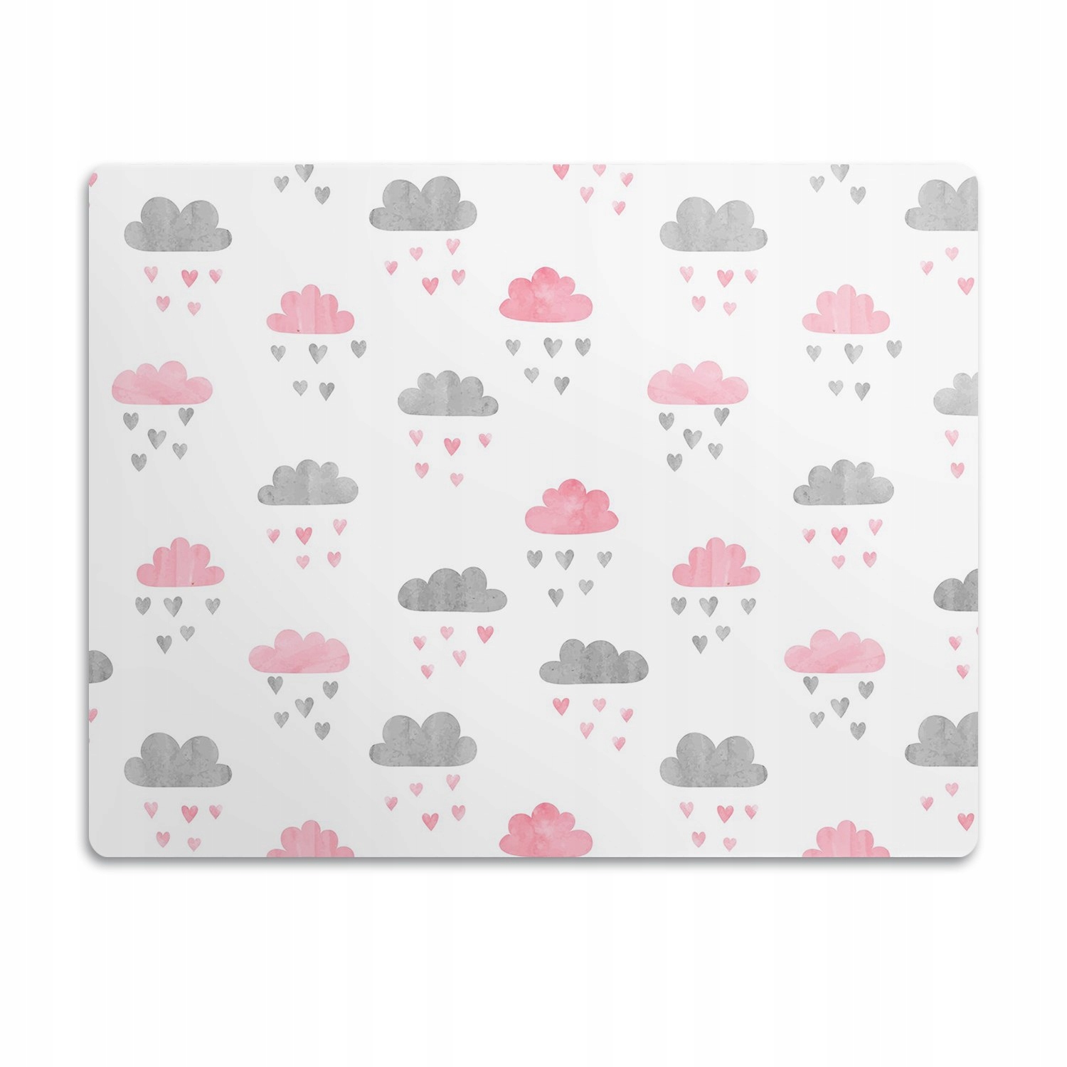 Levně Pro psa kočku podložka pod misky Dešťové mraky 60x40