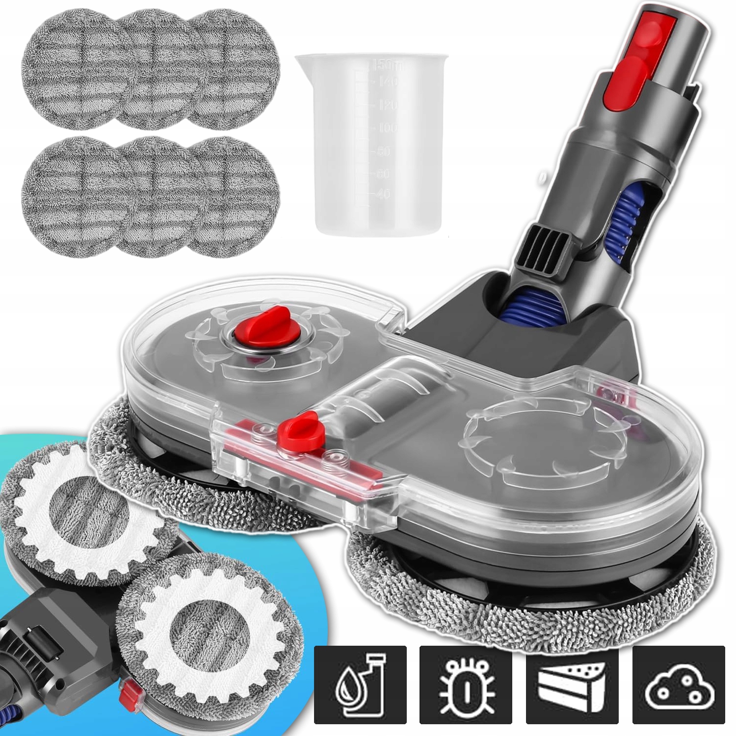 Nástavec Na Vytírání Pro Dyson V7/V8/V10/V11, Vysavač, Na Mop