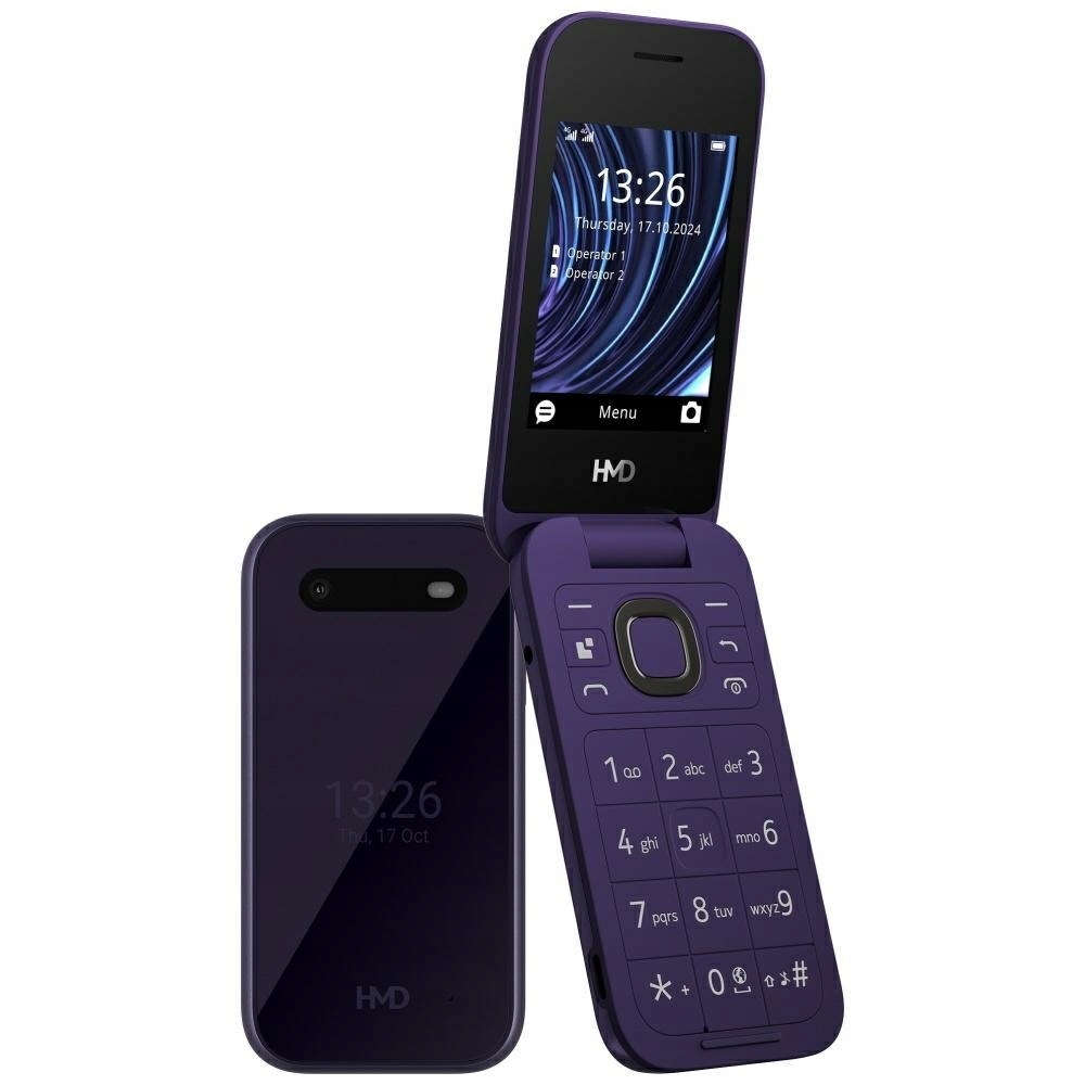 Telefon Hmd 2660 Flip TA-1711 Ds fioletowy