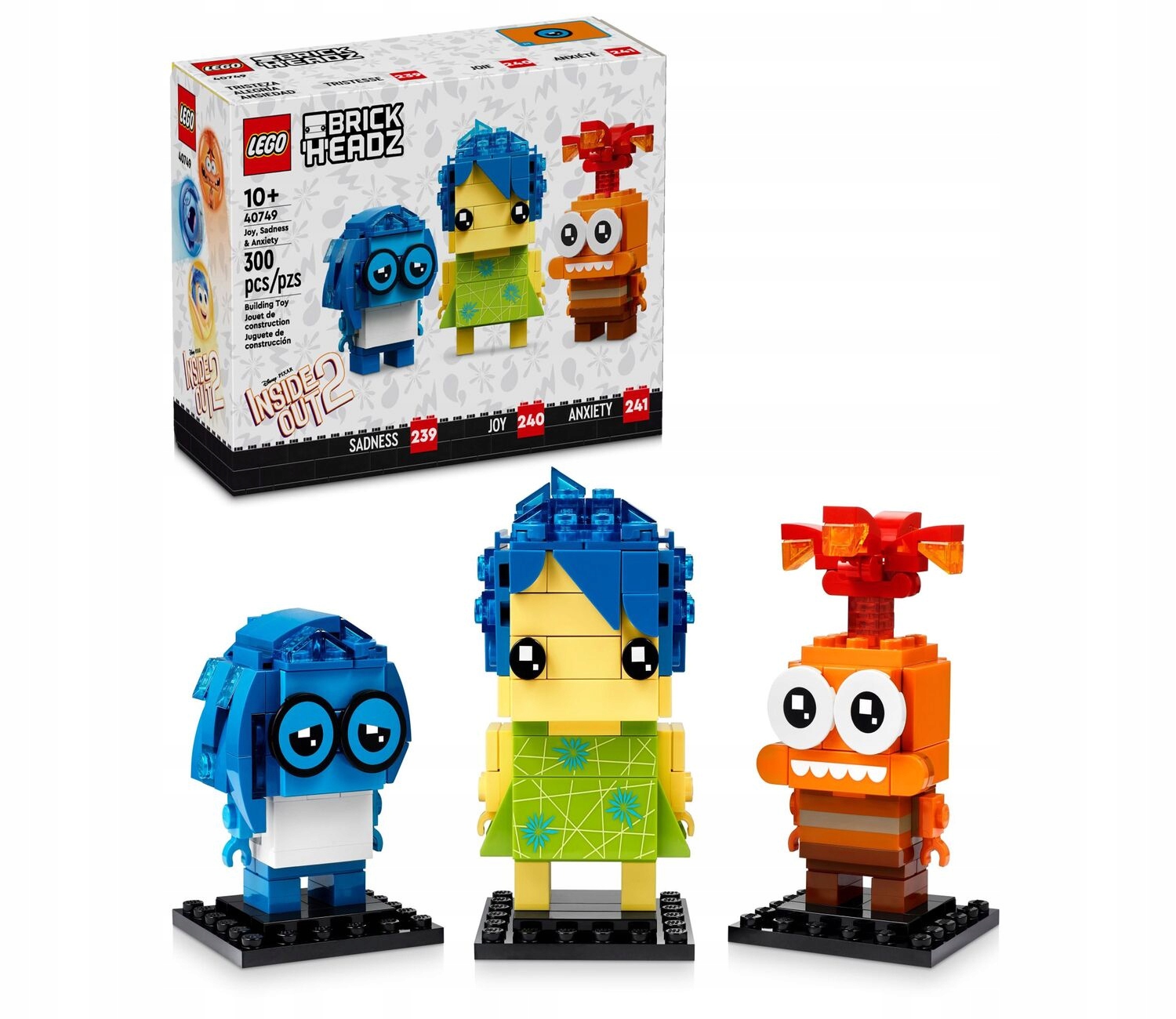 Lego 40749 BrickHeadz Radost, smutek a strach