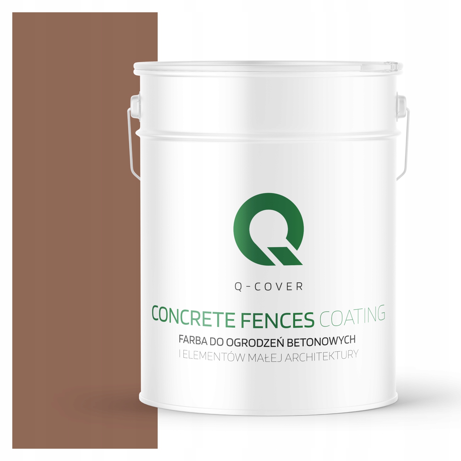 Farba Na Maľovanie Plotov A Betónových Kvetináčov Farba Hnedá F516 10L